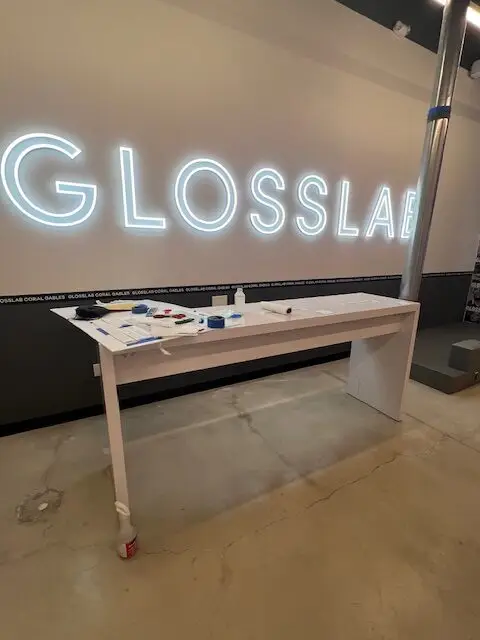 Interior LED double stroke neon like design - Coral Gables